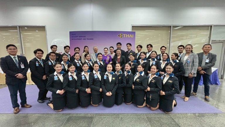 Aviation Business Students Gain Hands-On Experience at Thai Airways Operations Center