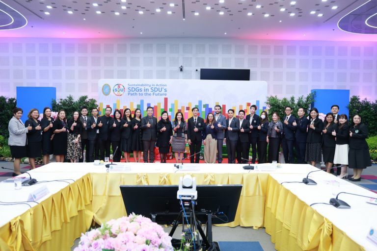 The SDGs Driving Task Force, Suan Dusit University, hosts the 5th Sustainability Forum under the theme “SDGs Together: Unlocking the Secrets of the SDGs… Moving Forward Together.”