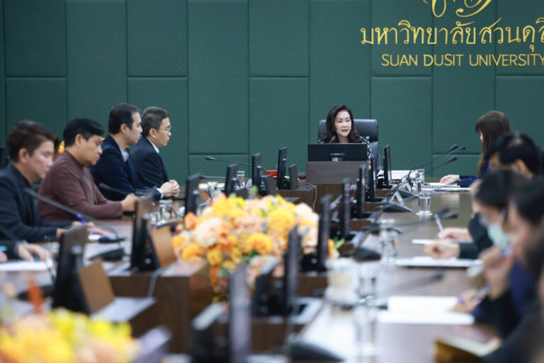 The Institute of Language, Arts, and Culture Aligns Policy for Suan Dusit University’s 2026 Arts and Cultural Preservation Initiatives