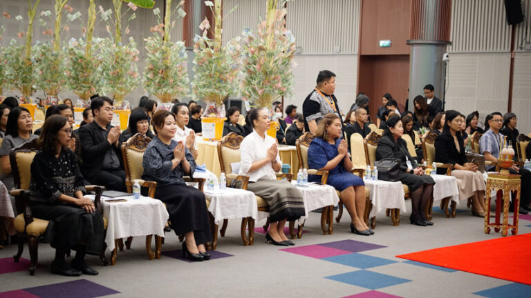 Suan Dusit University, Suphan Buri Campus Participates in the “Vessantara Jataka Sermon (Applied Two Pulpits)” Ceremony