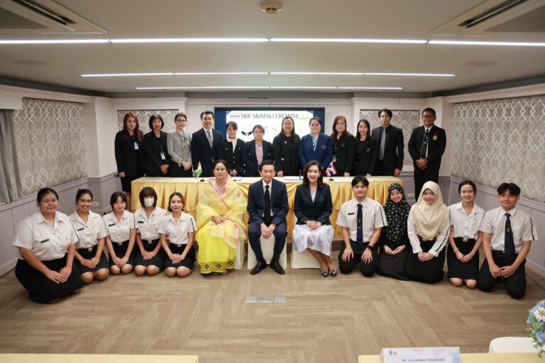 Suan Dusit University Signs Academic Collaboration Agreement with Pitambara English School (PES), India