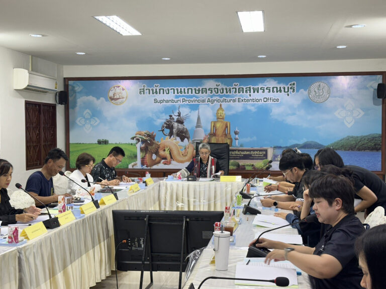 Suphan Buri Campus Participates in the 1/2026 Subcommittee Meeting on Community Enterprise Promotion in Suphan Buri Province