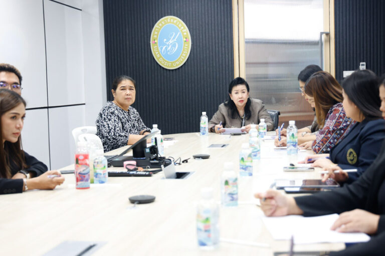 Suphan Buri Campus Joins Meeting to Follow Up on Special Project Operations