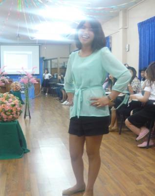 ศูนย์การศึกษานอกที่ตั้งนครนายก จัดกิจกรรม เดินแบบพัฒนาบุคลิกภาพ