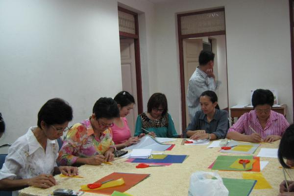 สถาบันภาษา ศิลปะและวัฒนธรรม จัดกิจกรรมบริการวิชาการเพื่อสืบสานงานศิลปะประดิษฐ์