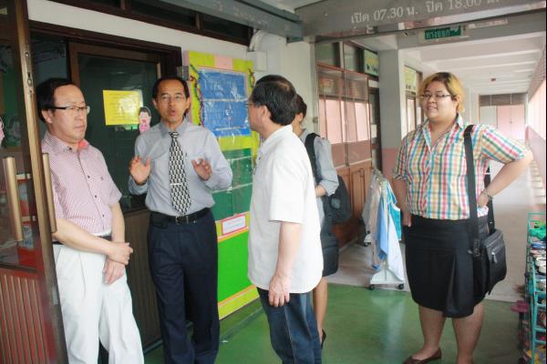 อธิการบดี มหาวิทยาลัย Chuncheon National University of Education ประเทศเกาหลี ดูงานคณะครุศาสตร์