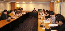 ประชุมการสำรวจความพึงพอใจของผู้ใช้บริการ หน่วยงานสังกัดสำนักงานอธิการบดี