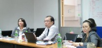 สถาบันภาษาฯ ประชุมวิพากษ์การจัดทำรายงานการประเมินตนเอง ประจำปีการศึกษา 2555