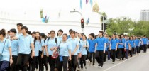 สวนดุสิตร่วมเดินเฉลิมพระเกียรติสมเด็จพระนางเจ้าสิริกิติ์ พระบรมราชินีนาถ เนื่องในโอกาสวันแม่แห่งชาติ