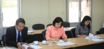 หลักสูตรศึกษาศาสตรมหาบัณฑิต จัดประชุมคณะกรรมการบริหารหลักสูตรฯ ครั้งที่ 1/2556