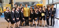 พิธีเปิดงานนิทรรศการสัญจรเฉลิมพระเกียรติ”บัวบาทยาตรา”