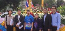 คณาจารย์ มสด. ร่วมเป็นกรรมการในการตัดสิน การประกวดรถเทียนพรรษา ประจำปี 2559 จ.นนทบุรี