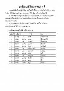ครบ 5 ปี สค59