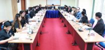 การประชุมเพื่อหารือแนวทางพัฒนาโครงการบริการวิชาการเพื่อสังคม การอบรมภาคทฤษฎีให้แก่ผู้ขอรับใบอนุญาตขับรถ  