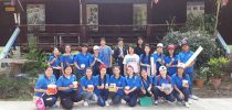 ศูนย์ฯลำปางจัดค่ายอาสา ณ โรงเรียนบ้านสามขา อำเภอแม่ทะ จังหวัดลำปาง