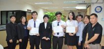 ครัวสวนดุสิต มสด. มอบวุฒิบัตรนักศึกษาที่ผ่านการปฏิบัติงานพิธีพระราชทานปริญญาบัตร ม.บูรพา จ.ชลบุรี
