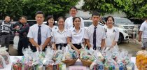 กองพัฒนานักศึกษา ร่วมพิธีทำบุญตักบาตรงานสัปดาห์เผยแผ่พระพุทธศาสนา เนื่องในวันอาสาฬหบูชาและวันเข้าพรรษา ประจำปี 2560