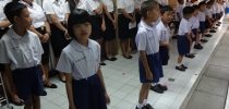 ผศ.กานดา  โต๊ะถม  ให้การต้อนรับคณะศึกษาดูงาน