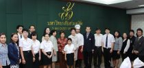 สำนักงานคณะกรรมการการอุดมศึกษา  เยี่ยมชมการจัดการศึกษาสำหรับนักศึกษาพิการของมหาวิทยาลัยสวนดุสิต