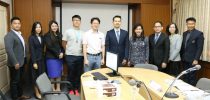 หน่วยบ่มเพาะวิสาหกิจ มสด. ต้อนรับผู้แทนจาก Footwear & Recreation Technology Research Institute (FRT)  ประเทศไต้หวัน