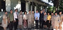ผู้อำนวยการศูนย์การศึกษานอกที่ตั้งนครนายก ร่วมงานเปิดบ้านโบราณ จังหวัดนครนายก