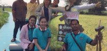 มหาวิทยาลัยสวนดุสิต ศูนย์การศึกษานอกที่ตั้ง นครนายก ร่วมกิจกรรมงานเทศกาลหุ่นไล่กานานาชาติ ณ ภูกะเหรี่ยง จังหวัดนครนายก