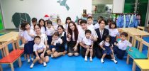 สาขาวิชาธุรกิจการบิน จัดอบรมเรื่องบุลคลิกภาพให้กับนักเรียนชั้นอนุบาล 1โรงเรียนสาธิตละอออุทิศ ในโครงการละออพลัส