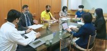 การประชุมหารือและพิจารณารายละเอียดการปรับปรุงห้องปฏิบัติการวิชาชีพธุรกิจและห้องปฏิบัติการอาหาร มสด.