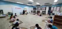 ภาพบรรยากาศการเปิดเรียน on-site ในโครงการ La-or Sandbox ของนักเรียนระดับชั้นอนุบาลปีที่ 2 และประถมศึกษาปีที่ 5 – 6 โรงเรียนสาธิตละอออุทิศ มหาวิทยาลัยสวนดุสิต (กรุงเทพมหานคร) วันที่ 19 ตุลาคม 2564