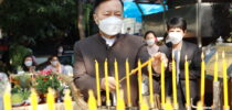 สำนักงานมหาวิทยาลัย จัดพิธีบวงสรวงหลวงปู่ชัยมงคล ประจำปี 2566