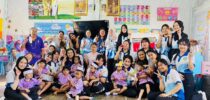 มหาวิทยาลัยสวนดุสิต ศูนย์การศึกษา นครนายก จัดโครงการบริการวิชาการในพื้นที่และชุมชน จังหวัดนครนายก กิจกรรม 4 ห้องเรียนสร้างสรรค์ สารพันอาหารเพื่อน้อง