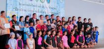 สำนักงานการท่องเที่ยวและกีฬาจังหวัดนครนายก จัดโครงการเด็กไทยว่ายน้ำได้ ประจำปี 2568 “ฝึกทักษะว่ายน้ำเพื่อป้องกันการจมน้ำ” ณ ศูนย์ส่งเสริมสมรรถนะทางกาย สระว่ายน้ำ มหาวิทยาลัยสวนดุสิต ศูนย์การศึกษา นครนายก   