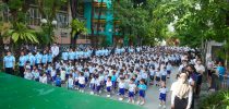 โรงเรียนสาธิตละอออุทิศ ม.สวนดุสิต จัดพิธีถวายพระพรชัยมงคลเฉลิมพระชนมพรรษา 93 พรรษา สมเด็จพระนางเจ้าสิริกิติ์ พระบรมราชินีนาถ พระบรมราชชนนีพันปีหลวง