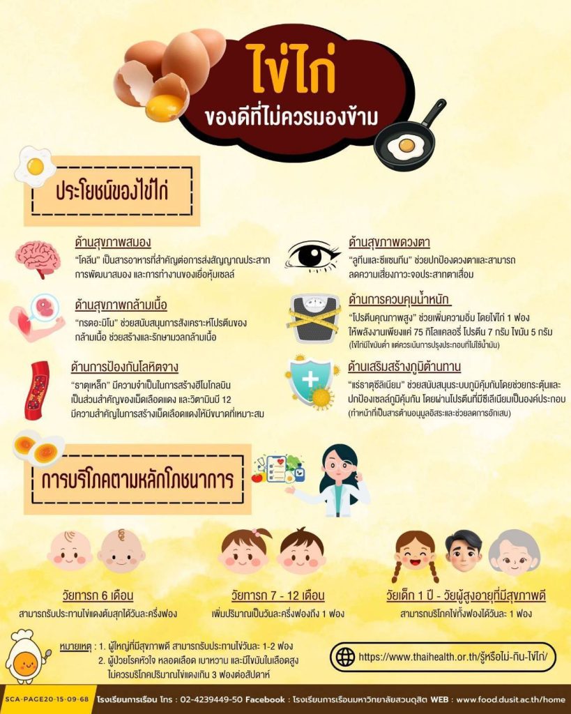 ไข่ไก่ ของดีที่ไม่ควรมองข้าม