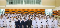 วิทยาเขตสุพรรณบุรี เข้าร่วมพิธีวางพานพุ่มดอกไม้สด ถวายราชสักการะ พระบาทสมเด็จพระบรมชนกาธิเบศร มหาภูมิพลอดุลยเดชมหาราช บรมนาถบพิตร เนื่องในวันพระบิดาแห่งฝนหลวง ประจำปี 2568