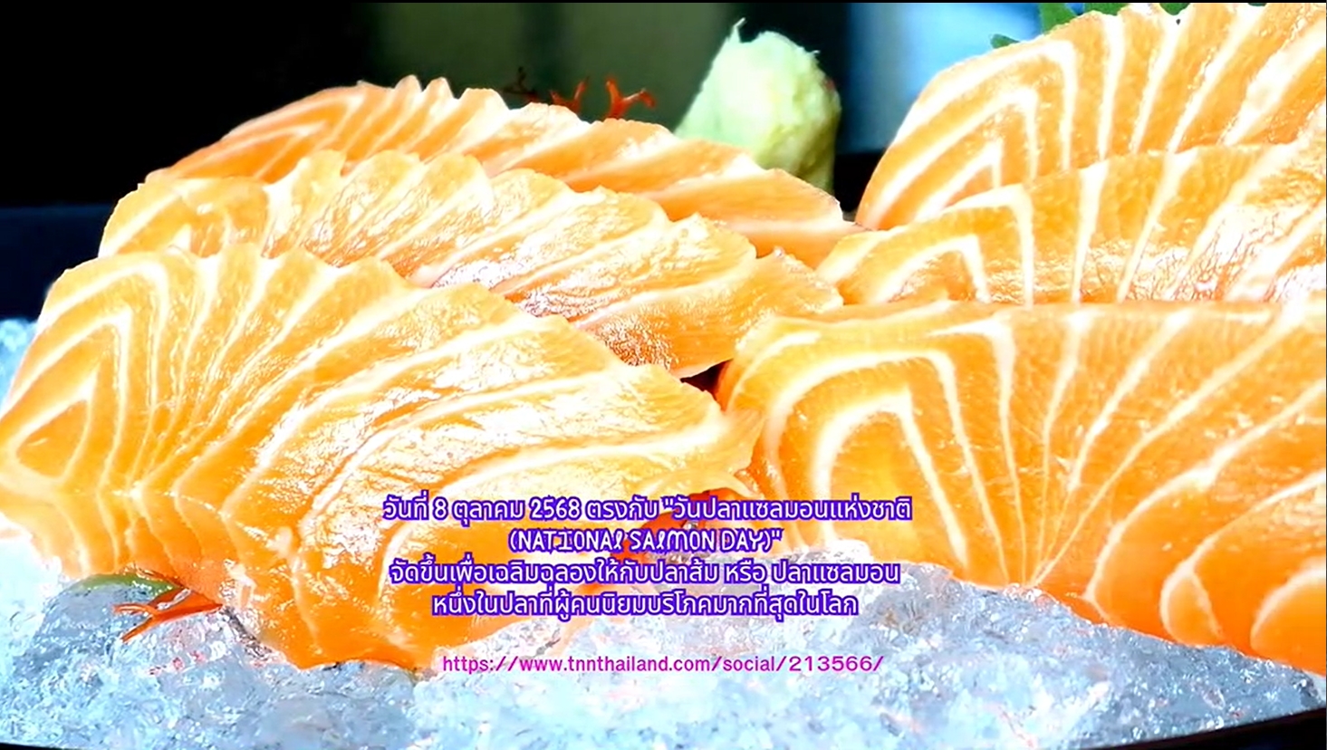 8 ตุลาคม - วันปลาแซลมอนโลก (World Salmon Day)